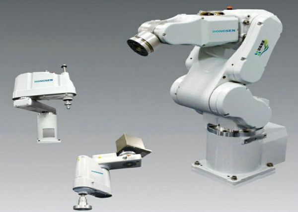 6 Axis Articulated Robot Arm , Industrial Robotic Arm For Welding / Palletizing