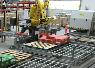 중국 고속 로봇식 팰릿으로 운반 체계/겹쳐 쌓이는 기계는을 가진 그리고 먼 진단 편집합니다 공장