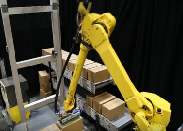 중국 가동 가능한 조정가능한 팰릿으로 운반 프로그램을 가진 로봇에 의하여 자동화되는 Palletizer 공장
