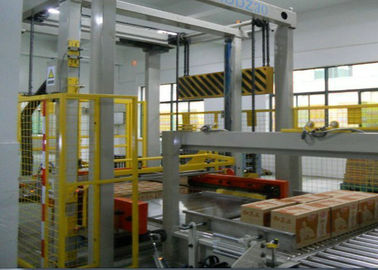 중국 PLC에 의하여 통제되는 자동화된 Palletizer 터치스크린 가동 높은 자동화 공장